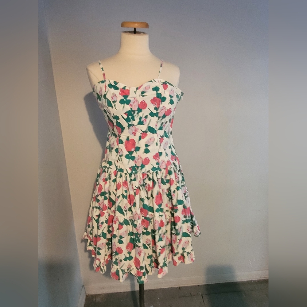 Gitand Floral Spaghetti Strap Dress Size M